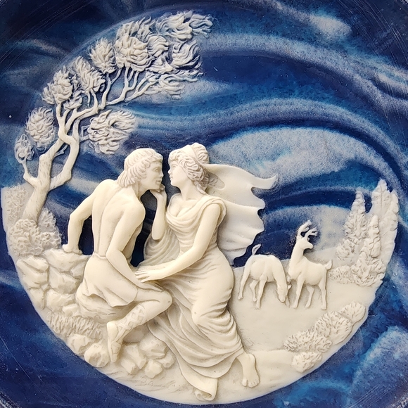 Land of the Phaeacians collector pate by Alan Brunettin "Voyage of Ulysses" 1986 - Picture 2 of 10